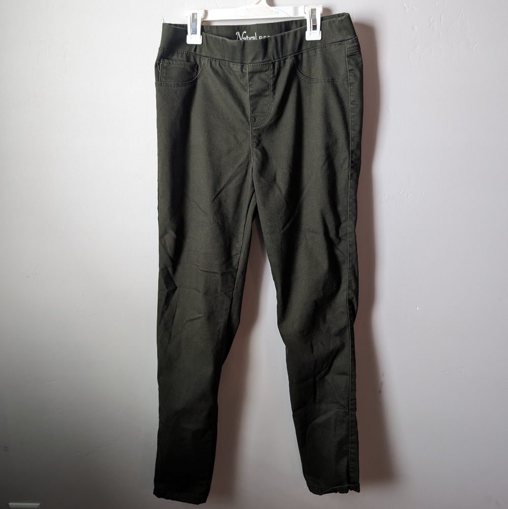 Green stretch Pants